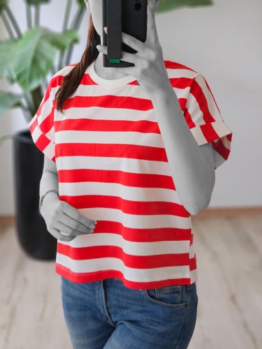 تیشرت نخ پنبه راه راه