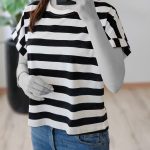 تیشرت نخ پنبه راه راه