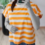 تیشرت نخ پنبه راه راه
