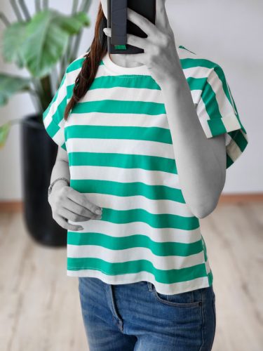 تیشرت نخ پنبه راه راه