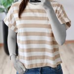 تیشرت نخ پنبه راه راه