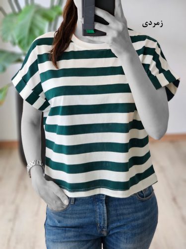 تیشرت نخ پنبه راه راه