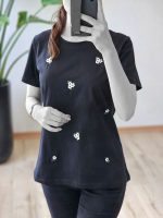 تیشرت نخ پنبه گلدوزی