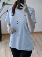 تیشرت نخ پنبه گلدوزی