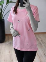 تیشرت نخ پنبه گلدوزی