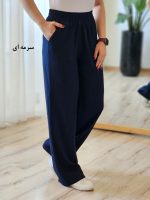شلوار لینن نیم بگ