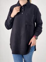 تونیک مانتویی مشکی
