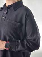 تونیک مانتویی مشکی
