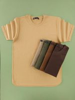 تیشرت بیسیک نخ پنبه مردانه Zara سایز M-L