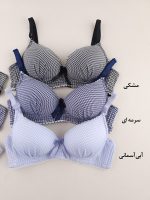 ست شورت و سوتین اسفنجی چهارخونه