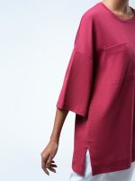 تیشرت لانگ بیسکوییتی
