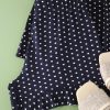 ست راحتی تاپ و شورتک خال خالی