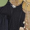 ست راحتی تاپ و شورتک خال خالی