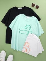 تیشرت باکسی نخ پنبه