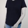 تیشرت ساده یقه هفت سفید