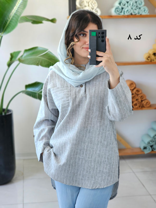 تونیک مانتویی لینن