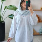 تونیک مانتویی لینن