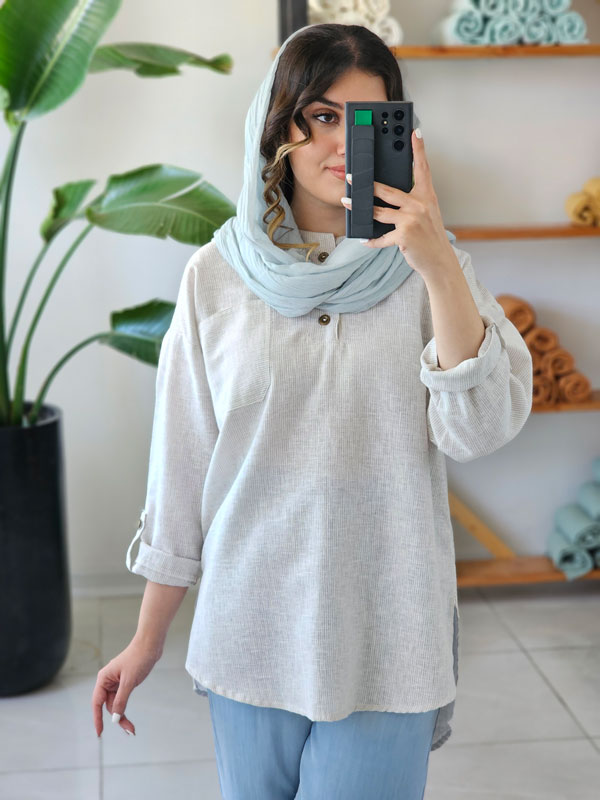 تونیک مانتویی لینن
