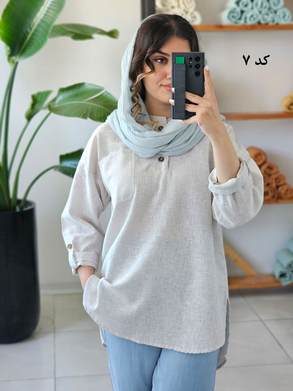 تونیک مانتویی لینن