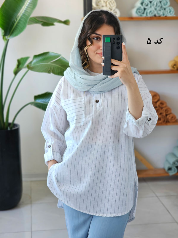 تونیک مانتویی لینن