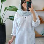 تونیک مانتویی لینن