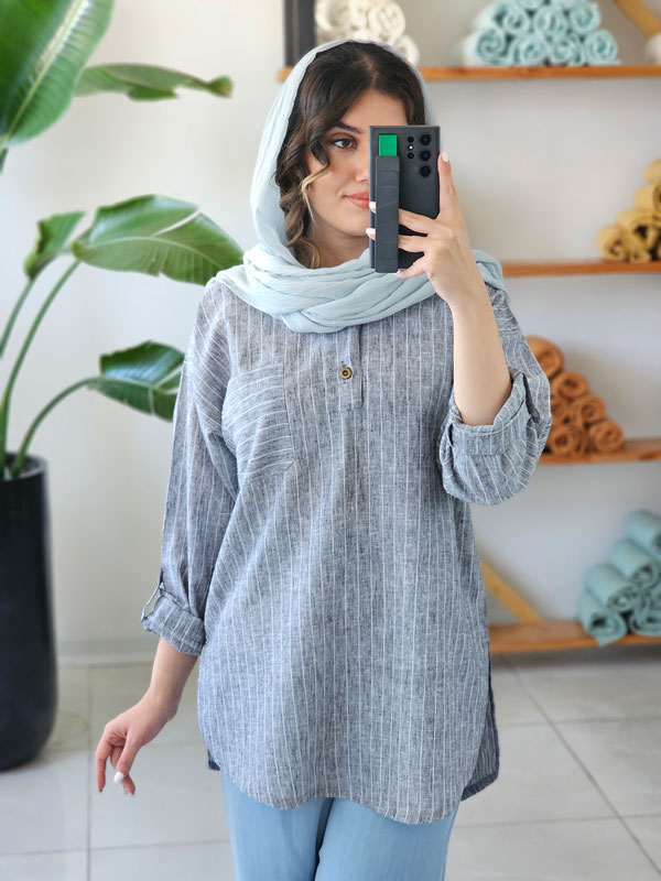 تونیک مانتویی لینن