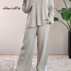 ست تونیک و شلوار بگ بافت