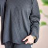 ست تونیک و شلوار بگ بافت