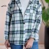 سویشرت کلاهدار چهارخونه