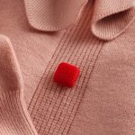 بلوز بافت یقه گرهی
