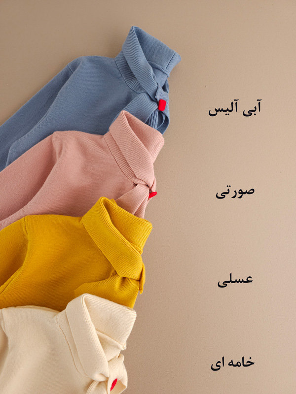 بلوز بافت یقه گرهی