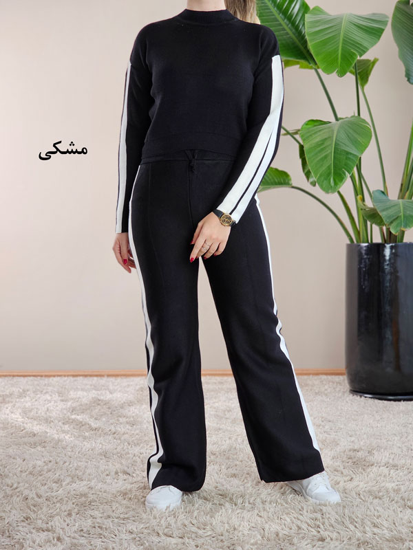 ست بلوز و شلوار بگ بافت