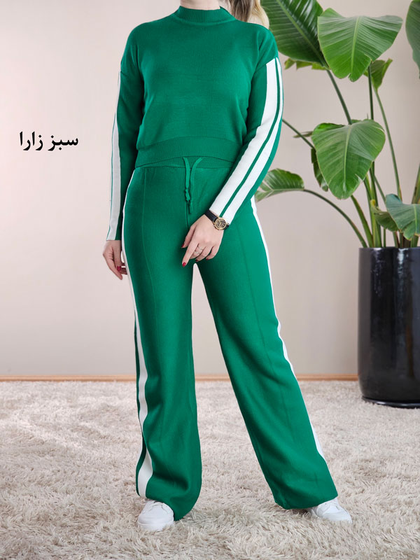 ست بلوز و شلوار بگ بافت