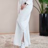 شلوار بگ دورس پنبه چاکدار