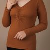 بلوز یقه هفت کبریتی (ایراددار)