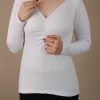 بلوز یقه هفت کبریتی (ایراددار)