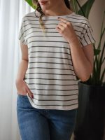 تیشرت نخ پنبه راه راه