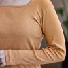 بلوز یقه خشتی کبریتی (ایراددار)