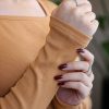 بلوز یقه خشتی کبریتی (ایراددار)