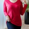بلوز یقه هفت ساده