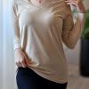 بلوز یقه هفت ساده