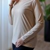 بلوز یقه هفت ساده