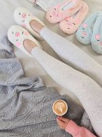 پاپوش دخترانه حوله ای عروسکی