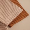تیشرت آکاردئونی جلو دکمه (ایراددار)