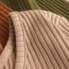 تیشرت آکاردئونی جلو دکمه (ایراددار)