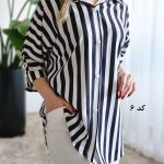 شومیز مانتویی کرپ