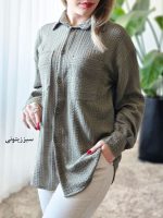 شومیز مانتویی خامه دوزی