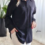 شومیز مانتویی خامه دوزی
