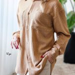 شومیز مانتویی خامه دوزی