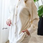 شومیز مانتویی خامه دوزی